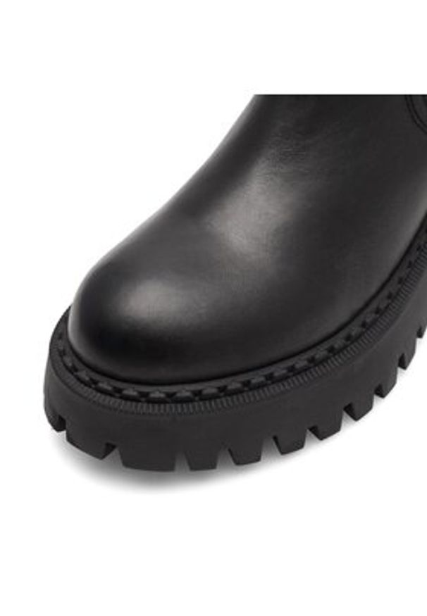 Badura Botki 21801 Czarny. Kolor: czarny. Materiał: skóra