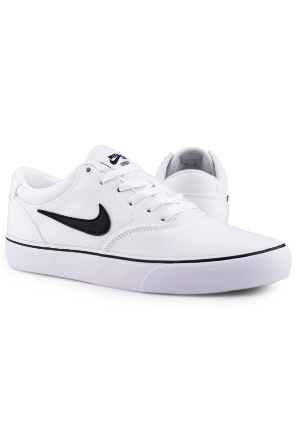 Buty sportowe trampki Nike SB CHRON 2 CNVS. Kolor: czarny, biały, wielokolorowy. Sport: turystyka piesza