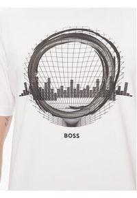 BOSS - Boss T-Shirt 50506372 Biały Regular Fit. Kolor: biały. Materiał: bawełna