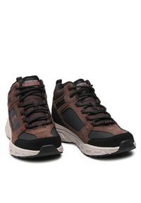 skechers - Skechers Trekkingi Ironhide 51895/CHOC Brązowy. Kolor: brązowy. Materiał: materiał. Sport: turystyka piesza #4