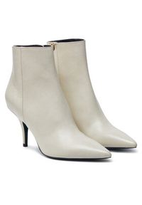 Patrizia Pepe Botki 8Y0094/L048-W338 Écru. Materiał: skóra #7