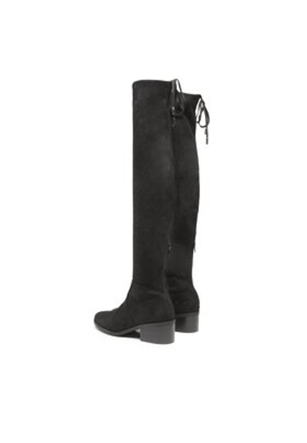 Steve Madden Muszkieterki Gerardine SM11001162-04001-001 Czarny. Kolor: czarny. Materiał: materiał
