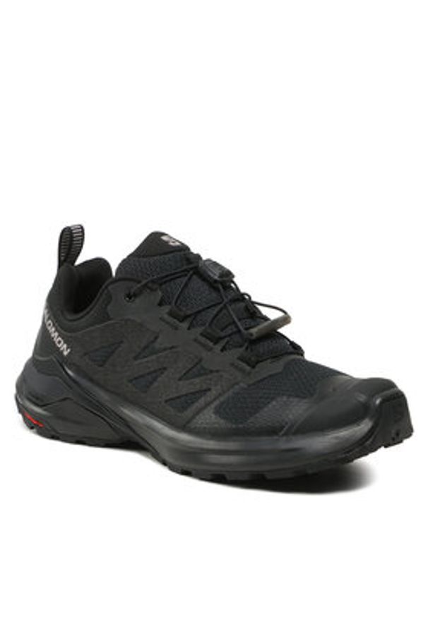 salomon - Salomon Buty do biegania X-Adventure L47321500 Czarny. Kolor: czarny. Materiał: materiał