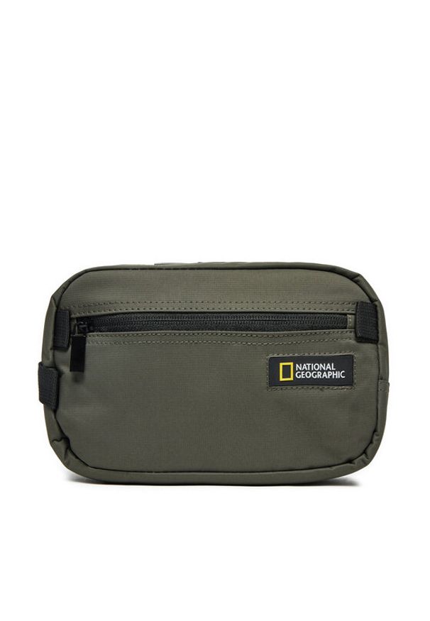 National Geographic Kosmetyczka N18380.11 Khaki. Kolor: brązowy. Materiał: materiał