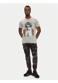 Brave Soul T-Shirt MTS-149CAPITOL Szary Regular Fit. Kolor: szary. Materiał: bawełna