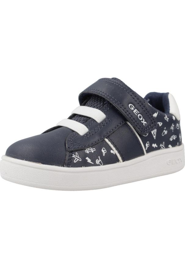Geox - Buty GEOX B ECLYPER BOY Niebieski. Kolor: niebieski. Materiał: syntetyk, tkanina. Sport: turystyka piesza
