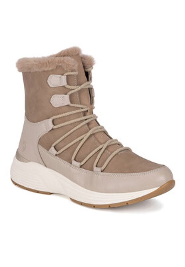 Remonte Śniegowce D6685-20 Brązowy. Kolor: brązowy. Materiał: skóra