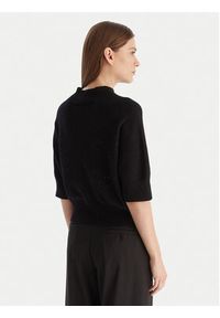 Kontatto Sweter 3M0903C Czarny Regular Fit. Kolor: czarny. Materiał: syntetyk #3