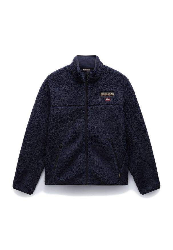 Bluza męska Napapijri T-Tynik Full Zip. Kolor: niebieski