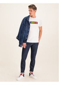 Levi's® Jeansy 501® 00501-0101 Granatowy Original Fit. Kolor: niebieski