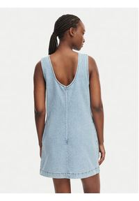 Calvin Klein Jeans Sukienka jeansowa LV047F499G Niebieski Regular Fit. Kolor: niebieski. Materiał: bawełna #5