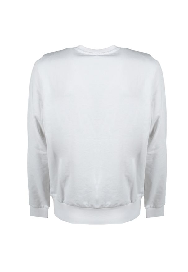 Diesel Bluza "Felpa" | A06499-0HAYT | Mężczyzna | Biały. Kolor: biały. Materiał: poliester, bawełna. Wzór: jednolity, nadruk. Styl: sportowy