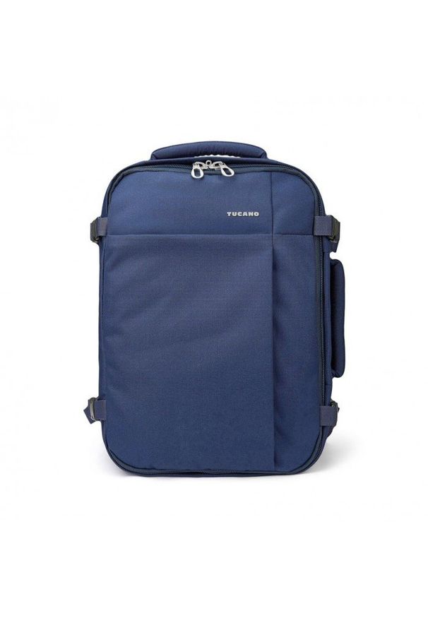 TUCANO - Plecak podróżny i na laptop 15,6" Tucano BKTUG-M-B tanie linie lotnicze, niebieski. Kolor: niebieski