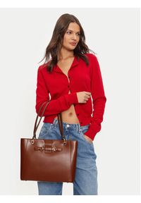 Guess Torebka HWVG95 00250 Brązowy. Kolor: brązowy. Materiał: skórzane #5
