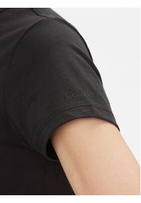 Calvin Klein T-Shirt Smooth Cotton Baby Tee K20K206794 Czarny Slim Fit. Kolor: czarny. Materiał: bawełna