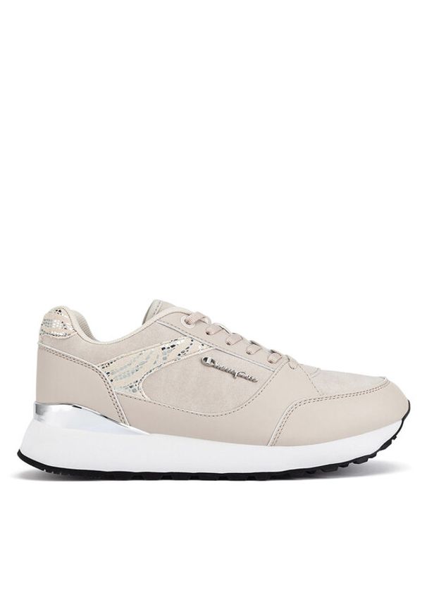 Champion Sneakersy RR CHAMP PLAT LOW S11719-MS001 Beżowy. Kolor: beżowy. Materiał: skóra