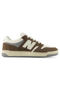 Buty unisex New Balance U480P4QI – brązowe. Okazja: na co dzień. Kolor: brązowy. Materiał: materiał, syntetyk, dresówka, skóra. Szerokość cholewki: normalna. Sport: turystyka piesza #1