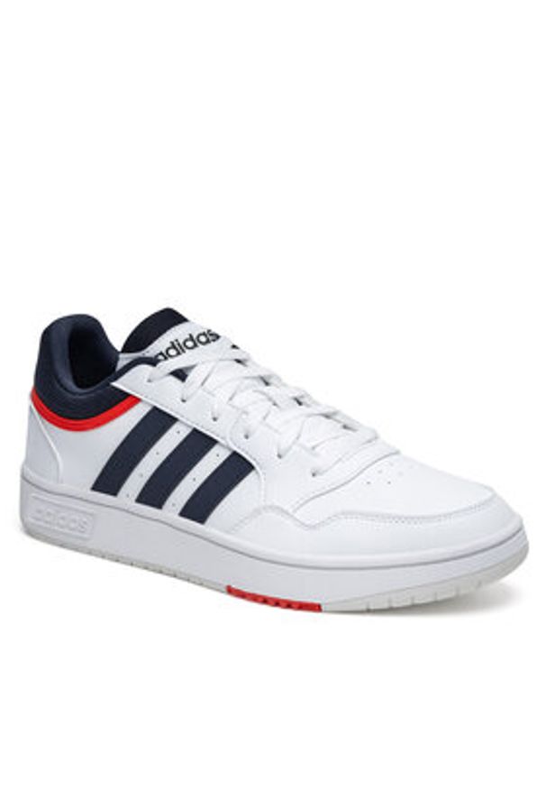 Adidas - adidas Sneakersy HOOPS 3.0 GY5427 WB Biały. Kolor: biały. Materiał: syntetyk, materiał