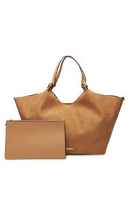 DKNY Torebka R52BME48 Brązowy. Kolor: brązowy. Materiał: skórzane