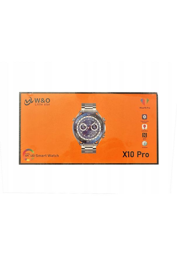 ITIMPORT - SmartWatch X10 PRO METALOWY Menu PL Rozmowy NFC 1.55" HD AMOLED Android iOS. Rodzaj zegarka: smartwatch