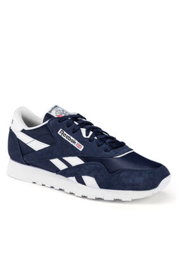 Reebok Sneakersy CLASSIC NYLON 100009276 Granatowy. Kolor: niebieski. Materiał: zamsz, skóra. Model: Reebok Classic, Reebok Nylon