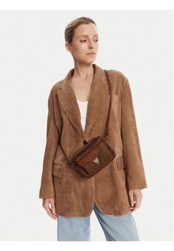 Coccinelle Torebka Coccinelle Beat Coat.Mono E1 S0J 55 04 01 Brązowy. Kolor: brązowy. Materiał: skórzane