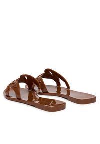 Karl Lagerfeld - KARL LAGERFELD Klapki Jelly KL80008 Brązowy. Kolor: brązowy. Materiał: skóra #3