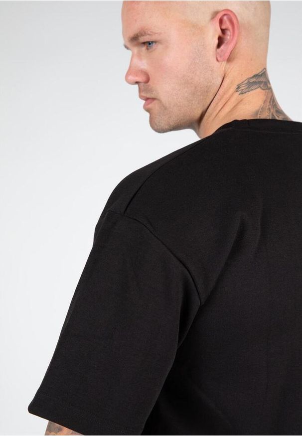 GORILLA WEAR - Dayton Koszulka - Czarny. Kolor: czarny. Długość rękawa: krótki rękaw. Długość: krótkie. Sport: fitness