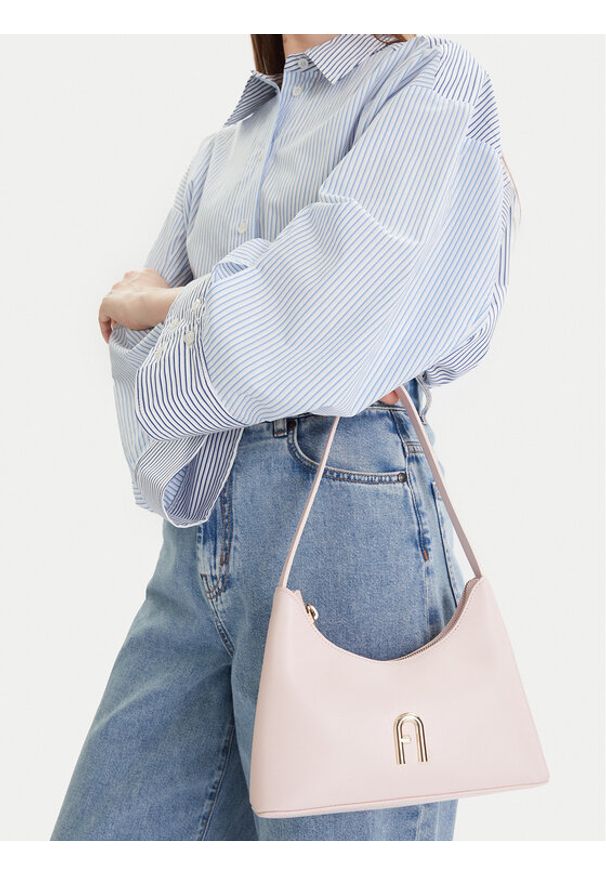 Furla Torebka Diamante Mini WB00863 AX0733 BG 4355S Różowy. Kolor: różowy. Materiał: skórzane