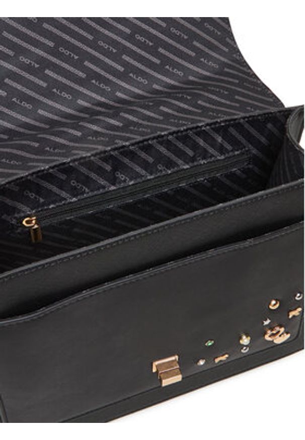 Aldo Torebka Etliger 13990592 Czarny. Kolor: czarny. Materiał: skórzane