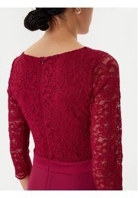 Swing Sukienka wieczorowa 5AI11800 Bordowy Regular Fit. Kolor: czerwony. Materiał: syntetyk. Styl: wizytowy #4