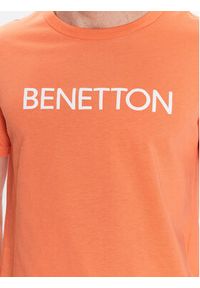 United Colors of Benetton - United Colors Of Benetton T-Shirt 3I1XU100A Pomarańczowy Regular Fit. Kolor: pomarańczowy. Materiał: bawełna #2