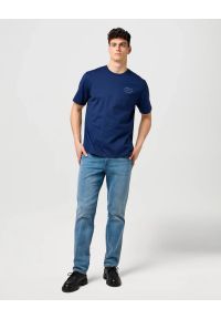 Wrangler - MESKA KOSZULKA WRANGLER EMBROIDERY TEE NAVY 112371488 #3