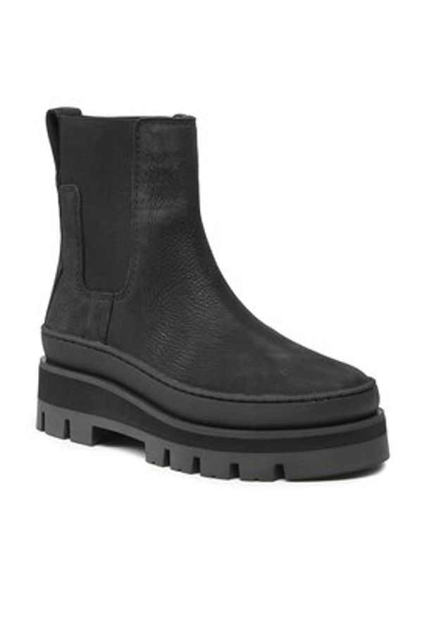Clarks Sztyblety Orianna2 Top 261740674 Czarny. Kolor: czarny. Materiał: skóra, nubuk
