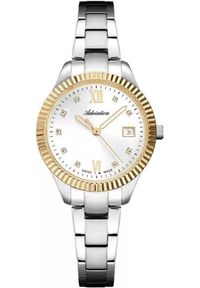 Zegarek damski Adriatica A3820.2183Q CYRKONIE srebrny. Kolor: srebrny #1