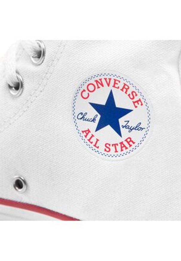 Converse Trampki Chuck Taylor All Star Classic M7650C Biały. Kolor: biały. Materiał: materiał