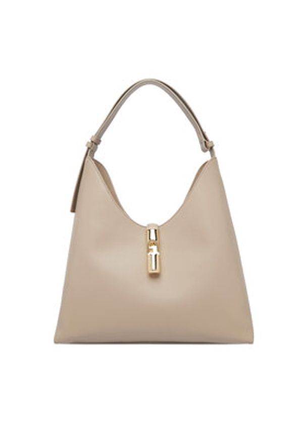 Furla Torebka Goccia M WB01499 BX3104 KH 4488S Beżowy. Kolor: beżowy. Materiał: skórzane