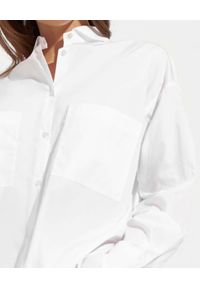 EMANOU - Biała klasyczna koszula Solange. Kolor: biały. Materiał: bawełna. Styl: klasyczny #3