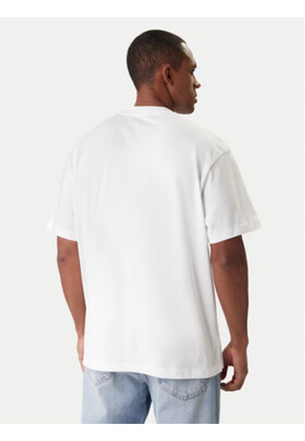 Guess Jeans T-Shirt M5BI3I K8FQ4 Biały Regular Fit. Kolor: biały. Materiał: bawełna