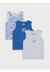 Sinsay - Podkoszulki 3 pack Spiderman - biały. Kolor: biały. Wzór: motyw z bajki #1