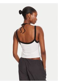 Juicy Couture Top Amira JCWCT225302 Biały Slim Fit. Kolor: biały. Materiał: bawełna #4