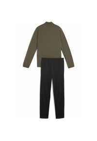 Puma - Młodzieżowy dres Poly Baseball PUMA Loden Green. Kolor: zielony. Materiał: dresówka. Styl: młodzieżowy