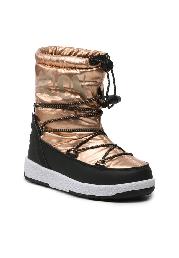 Śniegowce Moon Boot Jr Girl Boot Met 34052600001 Rose Gold. Kolor: złoty