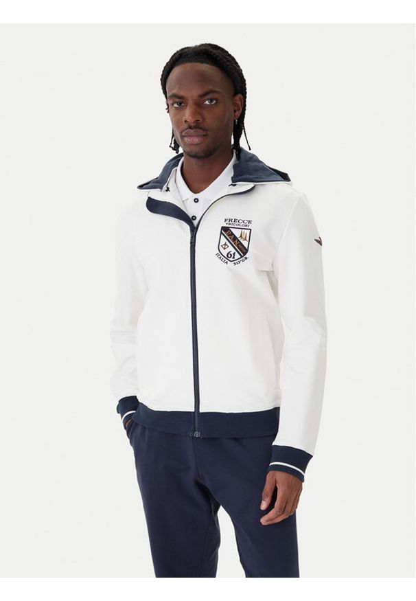 Aeronautica Militare Bluza 261FE2096UF00674 Biały Regular Fit. Kolor: biały. Materiał: bawełna