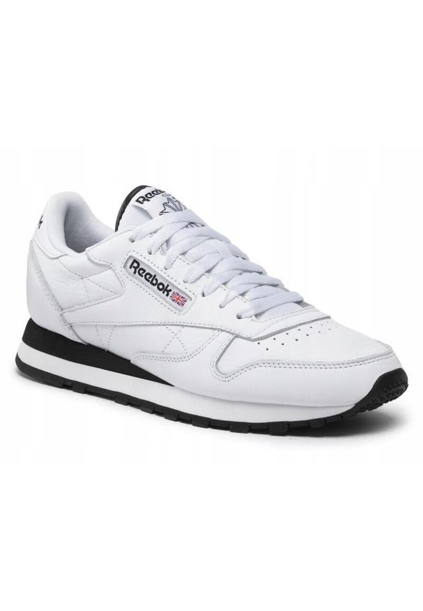 Reebok - Buty na co dzień męskie REEBOK CLASSIC LEATHER skóra. Okazja: na co dzień. Kolor: biały. Materiał: skóra. Model: Reebok Classic