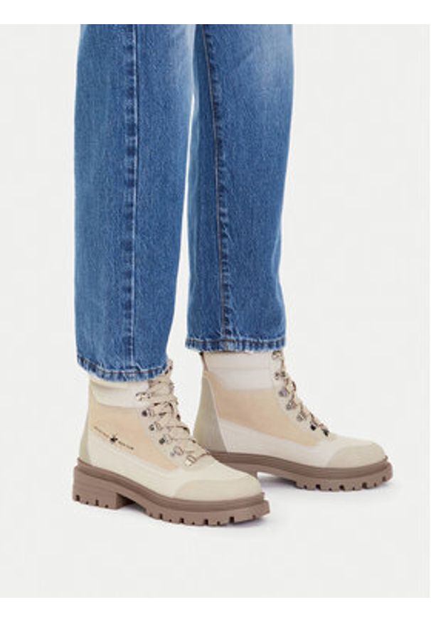 Beverly Hills Polo Club Trapery CEO-HY62070-7 Beżowy. Kolor: beżowy. Materiał: syntetyk, materiał