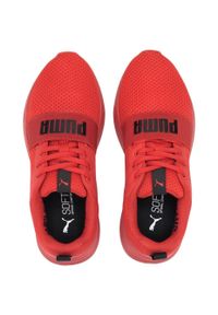 Buty do chodzenia dla dzieci Puma Wired Run Jr. Kolor: czerwony, czarny, wielokolorowy. Materiał: guma, syntetyk, tkanina, materiał. Sport: turystyka piesza, bieganie