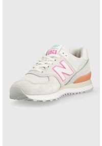 New Balance sneakersy WL574CJ2 kolor szary. Nosek buta: okrągły. Kolor: szary. Materiał: guma. Model: New Balance 574 #2
