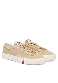 Tommy Jeans Tenisówki Archive Vulc Y2K EM0EM01760 Beżowy ciemny. Kolor: beżowy. Materiał: materiał #6
