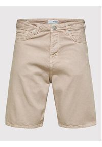Selected Homme Szorty jeansowe Troy 16084040 Różowy Wide Fit. Kolor: różowy. Materiał: jeans, lyocell #6